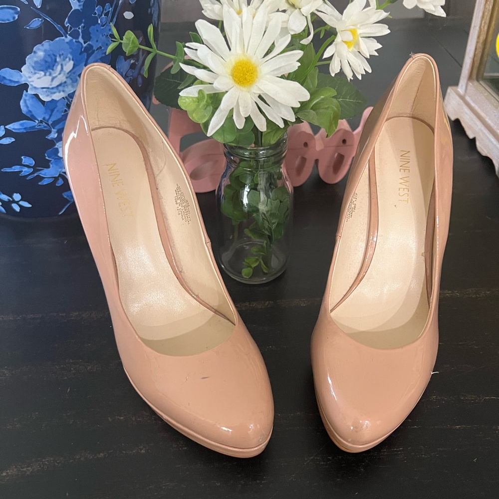 Nine West Nude Heels
